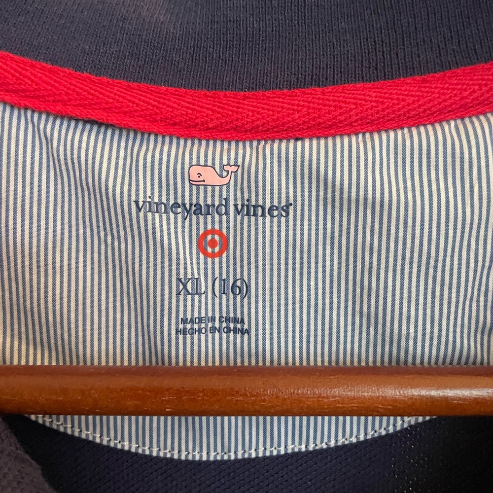 Vineyard Vines Navy Polo Shirt Women’s XL - Picture 4 of 4
